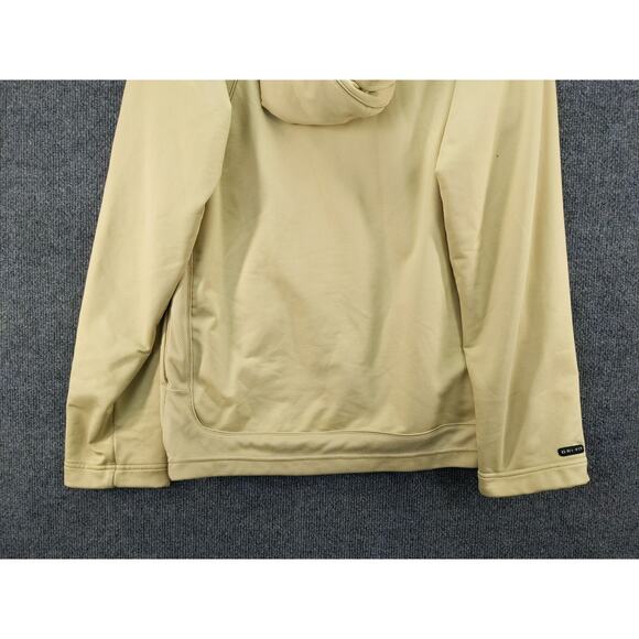 Nike Drifit Full Zip Hoodie Jacket Size Small Tan Gold Embroidered Swoosh - Picture 14 of 14
